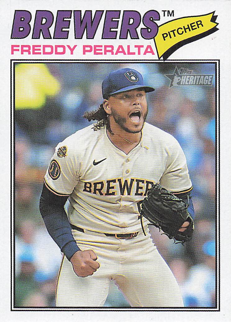 2026 Topps Heritage Baseball Freddy Peralta #291
