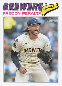 2026 Topps Heritage Baseball Freddy Peralta #291