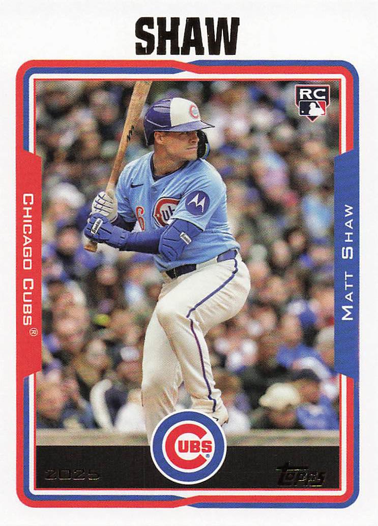 2025 Topps Archives Baseball Matt Shaw #263 Rookie