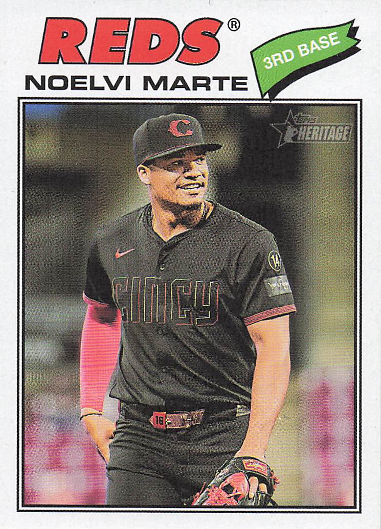 2026 Topps Heritage Baseball Noelvi Marte #100