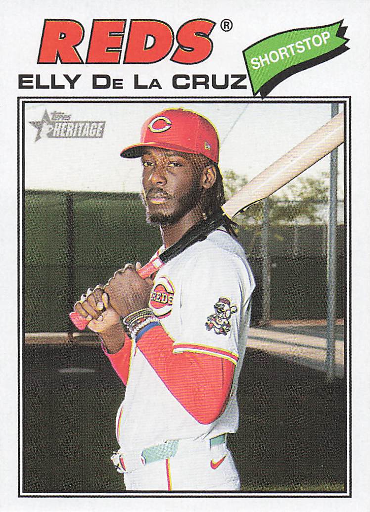 2026 Topps Heritage Baseball Elly De La Cruz #70