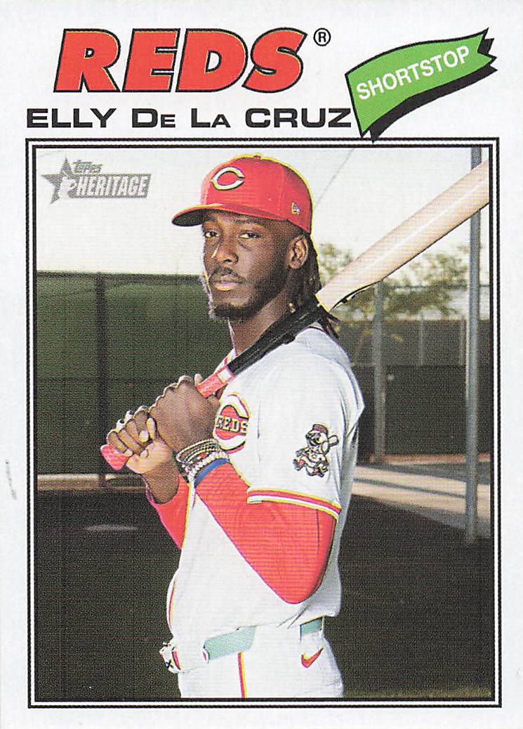 2026 Topps Heritage Baseball Elly De La Cruz #70
