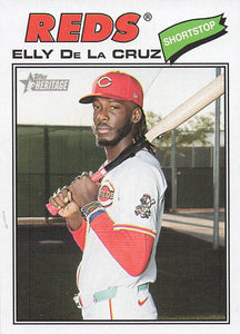 2026 Topps Heritage Baseball Elly De La Cruz #70