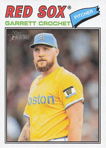 2026 Topps Heritage Baseball Garrett Crochet #23