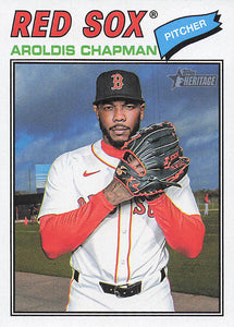 2026 Topps Heritage Baseball Aroldis Chapman #359
