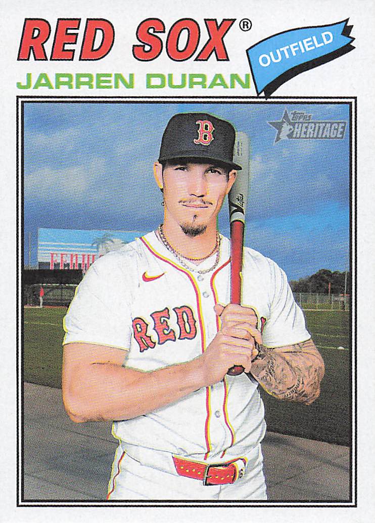 2026 Topps Heritage Baseball Jarren Duran #15