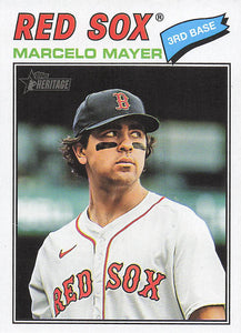 2026 Topps Heritage Baseball Marcelo Mayer #356