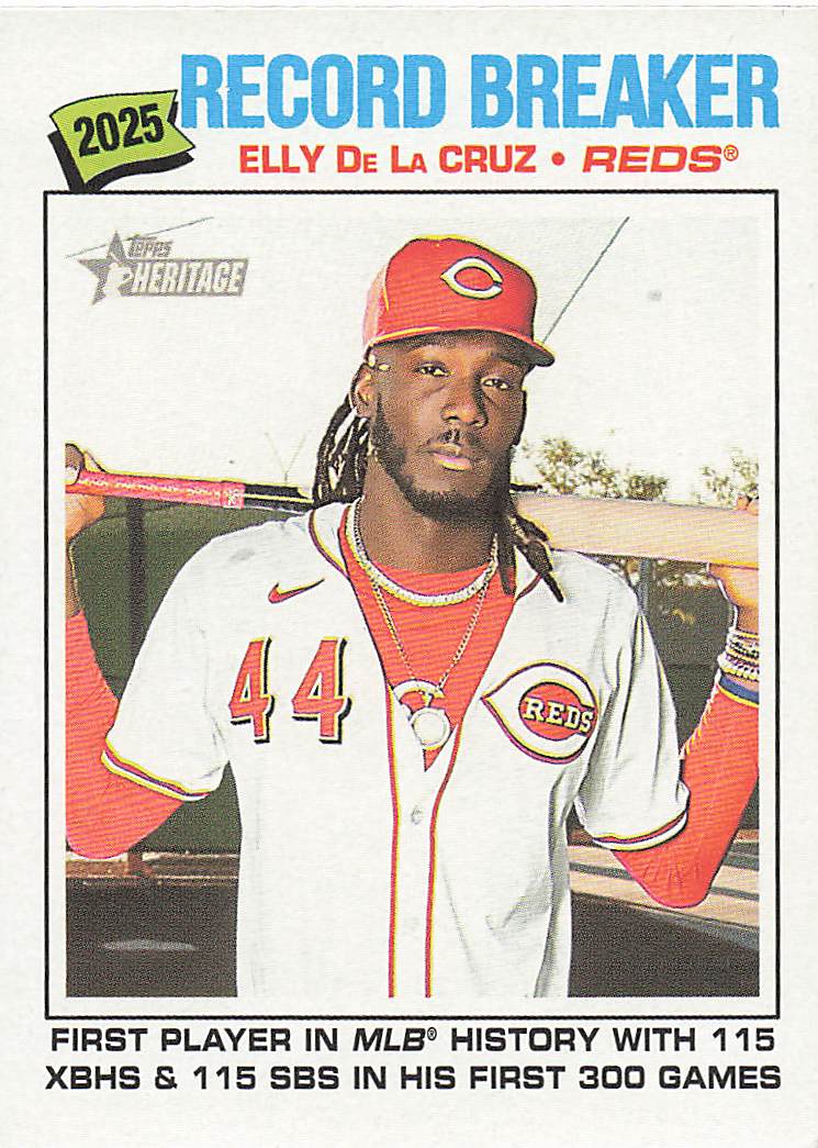 2026 Topps Heritage Baseball Elly De La Cruz #233