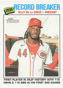 2026 Topps Heritage Baseball Elly De La Cruz #233