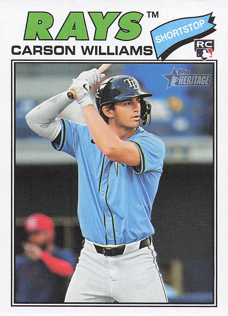 2026 Topps Heritage Baseball Carson Williams #161 Rookie