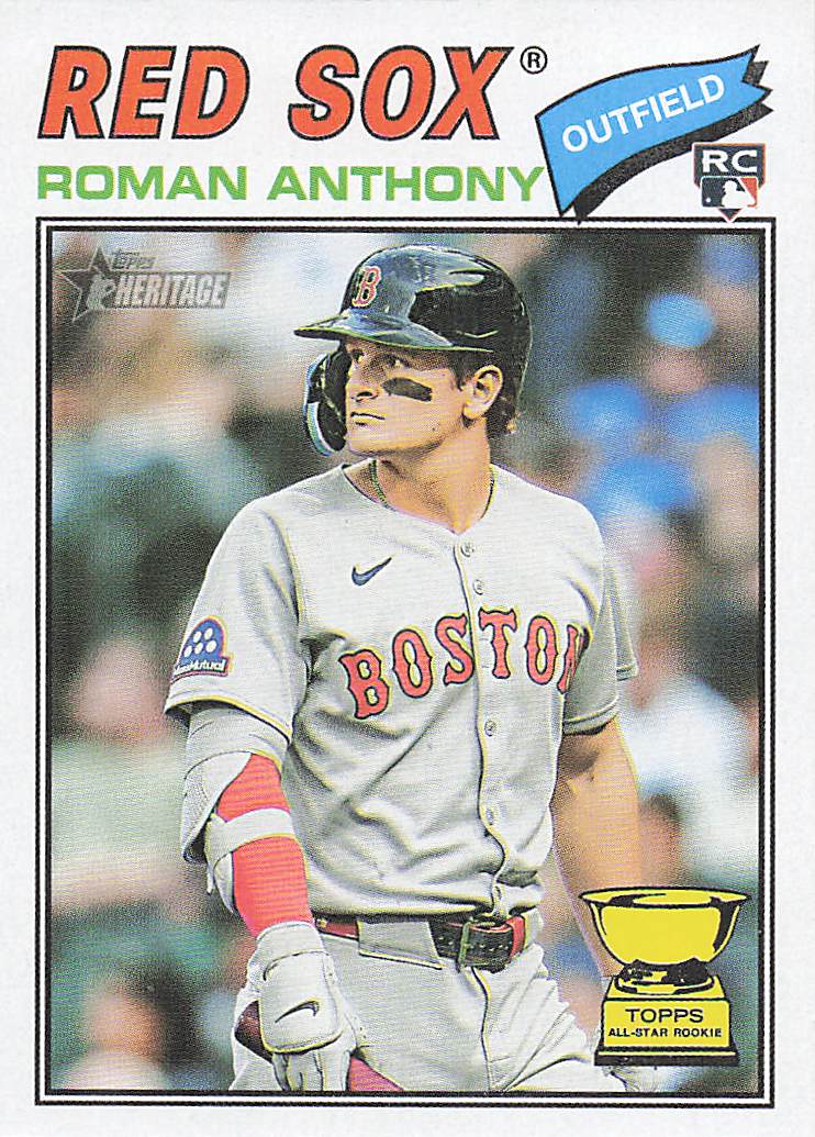 2026 Topps Heritage Baseball Roman Anthony #86 Rookie