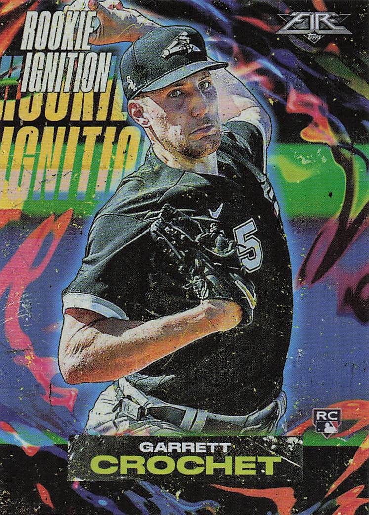 2021 Topps Fire Baseball Rookie Ignition Garrett Crochet #RI-18
