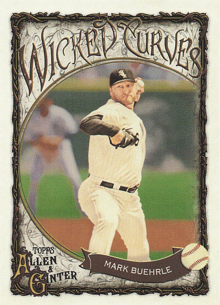 2025 Topps Allen & Ginter Baseball Wicked Curves Mark Buehrle #WC-29
