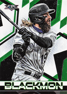 2021 Topps Fire Baseball Charlie Blackmon #85