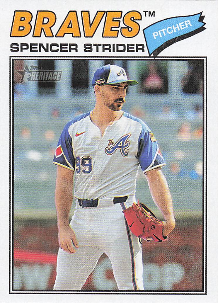 2026 Topps Heritage Baseball Spencer Strider #41