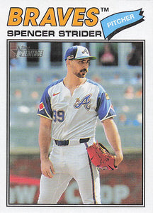 2026 Topps Heritage Baseball Spencer Strider #41