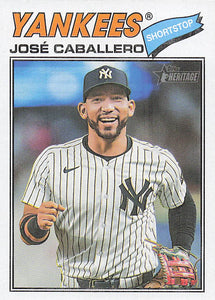 2026 Topps Heritage Baseball José Caballero #328