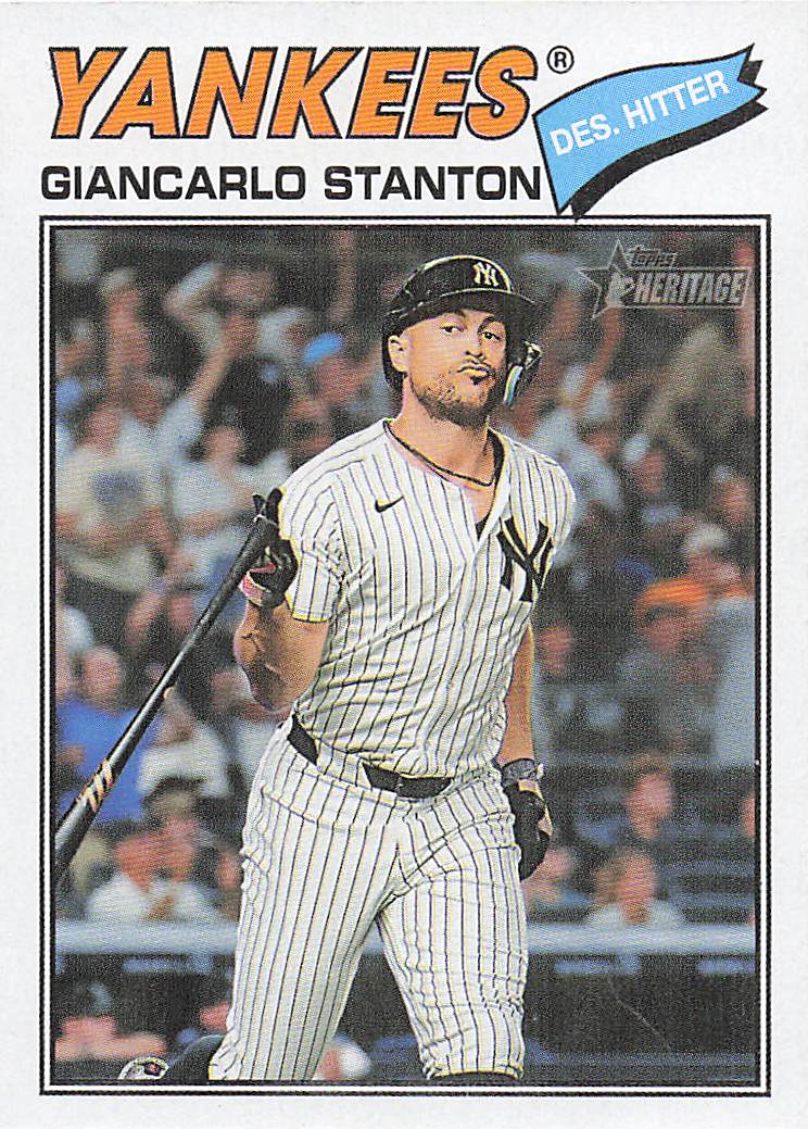 2026 Topps Heritage Baseball Giancarlo Stanton #250