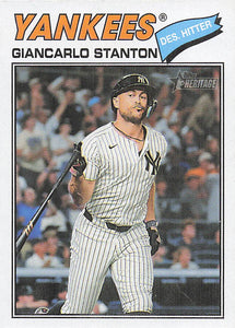 2026 Topps Heritage Baseball Giancarlo Stanton #250