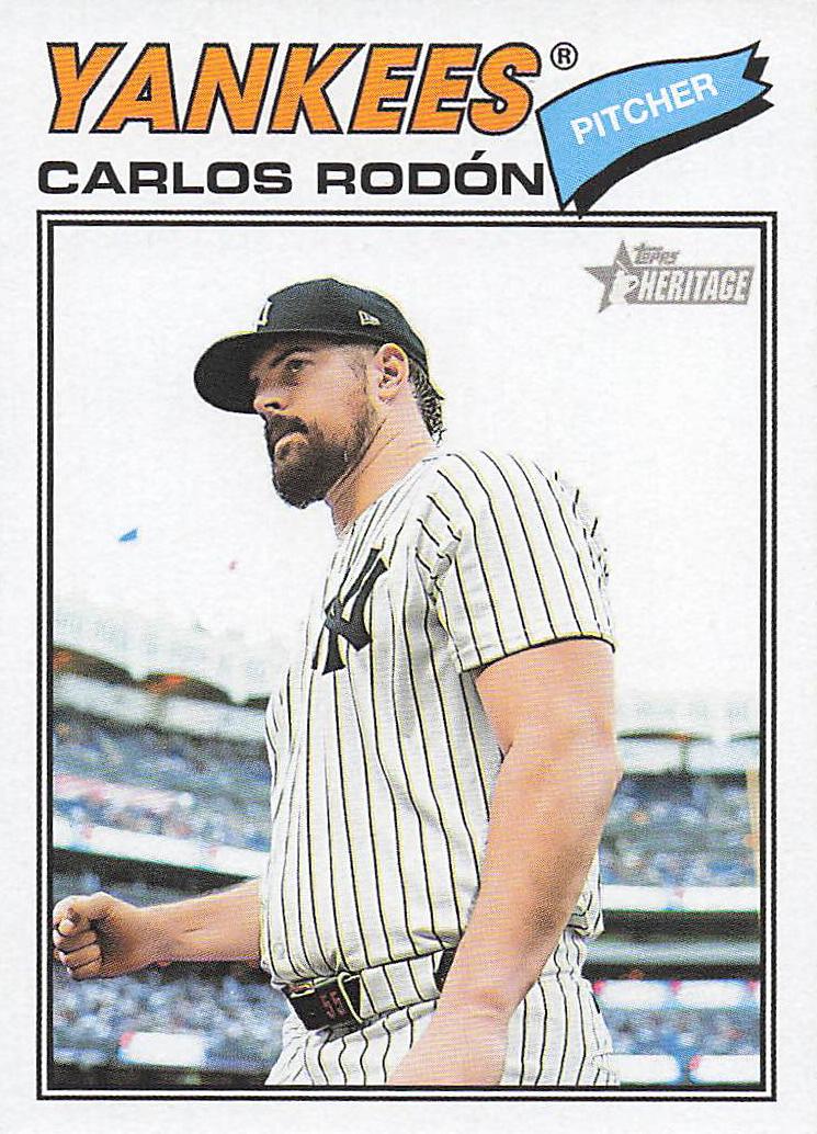 2026 Topps Heritage Baseball Carlos Rodón #385