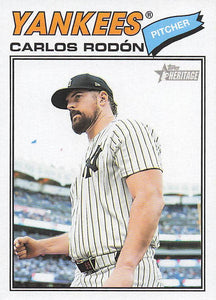 2026 Topps Heritage Baseball Carlos Rodón #385