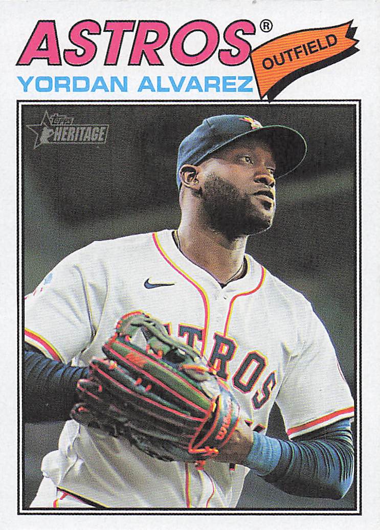 2026 Topps Heritage Baseball Yordan Alvarez #25