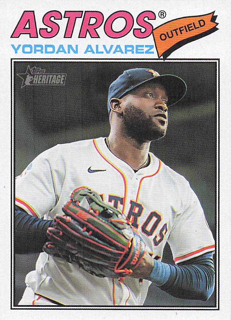 2026 Topps Heritage Baseball Yordan Alvarez #25