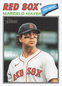 2026 Topps Heritage Baseball Marcelo Mayer #356