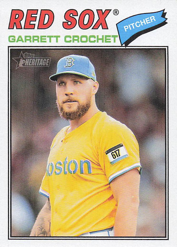 2026 Topps Heritage Baseball Garrett Crochet #23