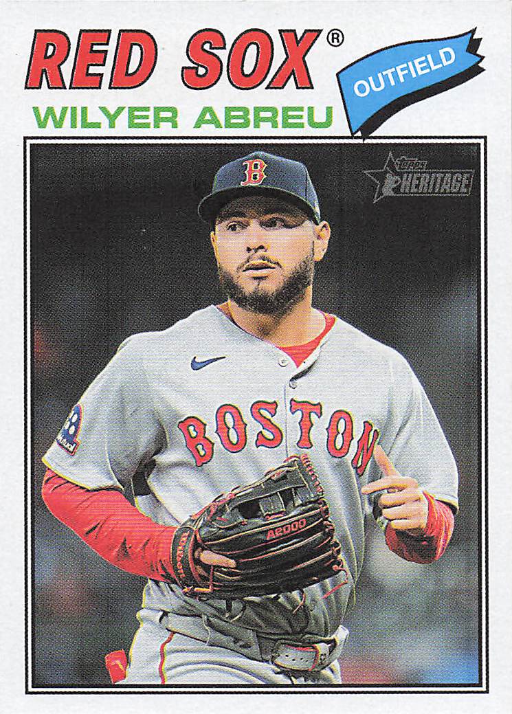 2026 Topps Heritage Baseball Wilyer Abreu #362