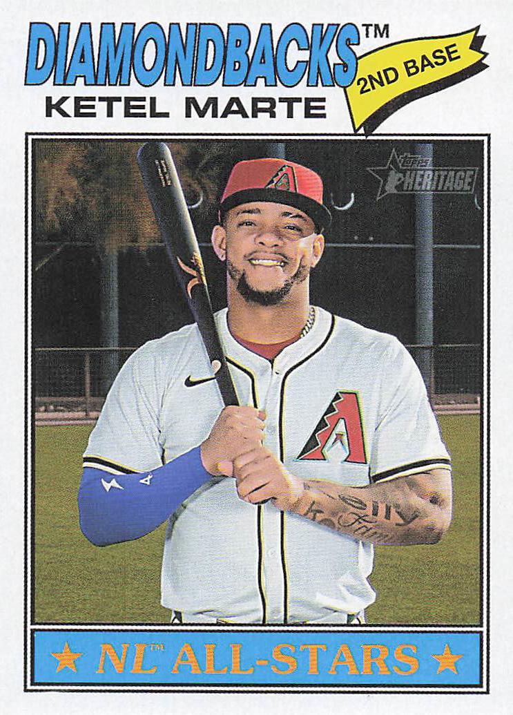 2026 Topps Heritage Baseball Ketel Marte #220