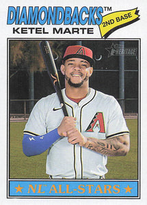2026 Topps Heritage Baseball Ketel Marte #220