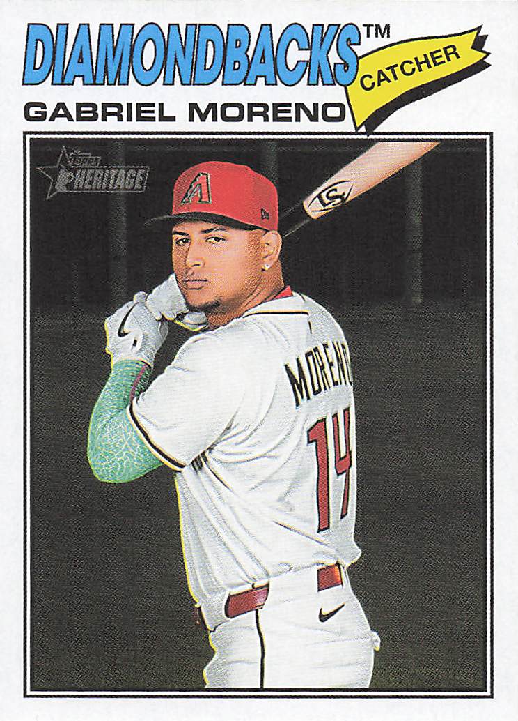 2026 Topps Heritage Baseball Gabriel Moreno #361
