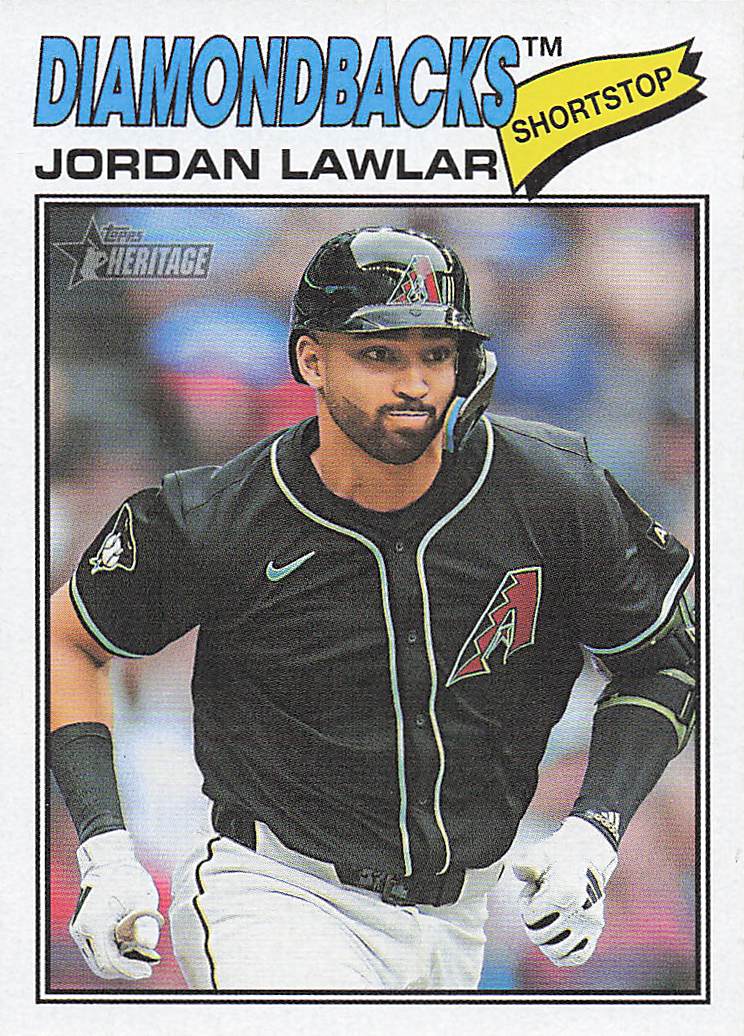 2026 Topps Heritage Baseball Jordan Lawlar #172