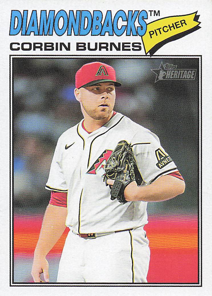 2026 Topps Heritage Baseball Corbin Burnes #238
