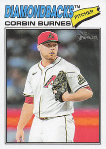 2026 Topps Heritage Baseball Corbin Burnes #238