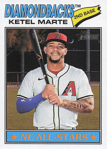 2026 Topps Heritage Baseball Ketel Marte #220