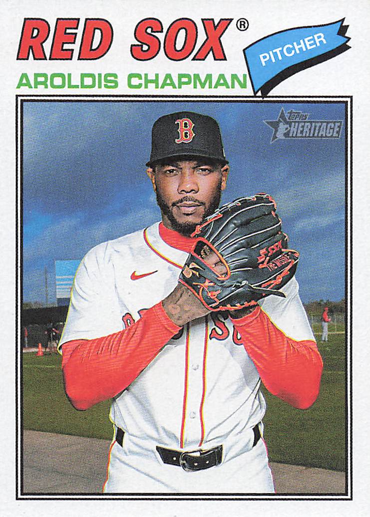 2026 Topps Heritage Baseball Aroldis Chapman #359