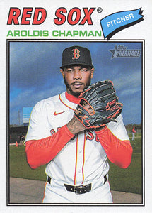 2026 Topps Heritage Baseball Aroldis Chapman #359