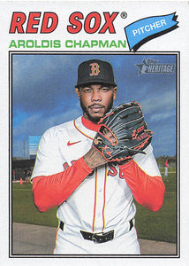 2026 Topps Heritage Baseball Aroldis Chapman #359