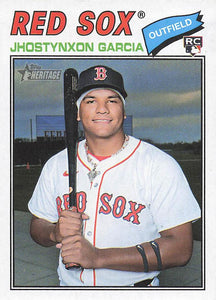 2026 Topps Heritage Baseball Jhostynxon Garcia #112 Rookie