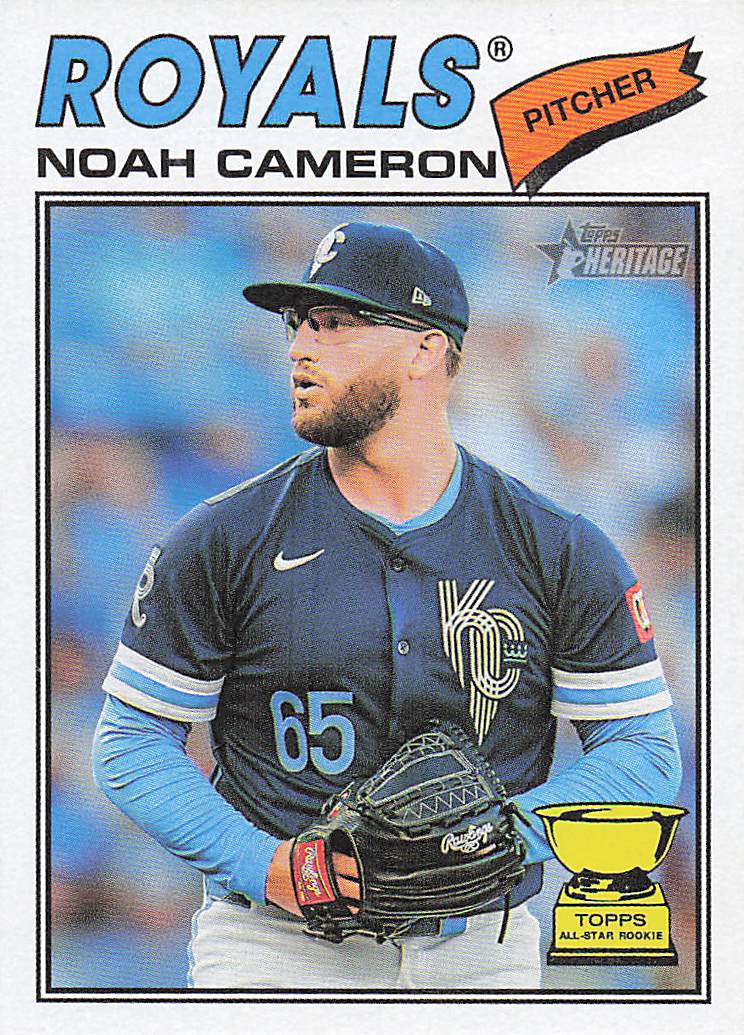 2026 Topps Heritage Baseball Noah Cameron #78