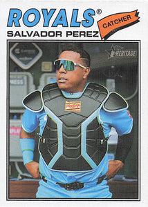2026 Topps Heritage Baseball Salvador Perez #320