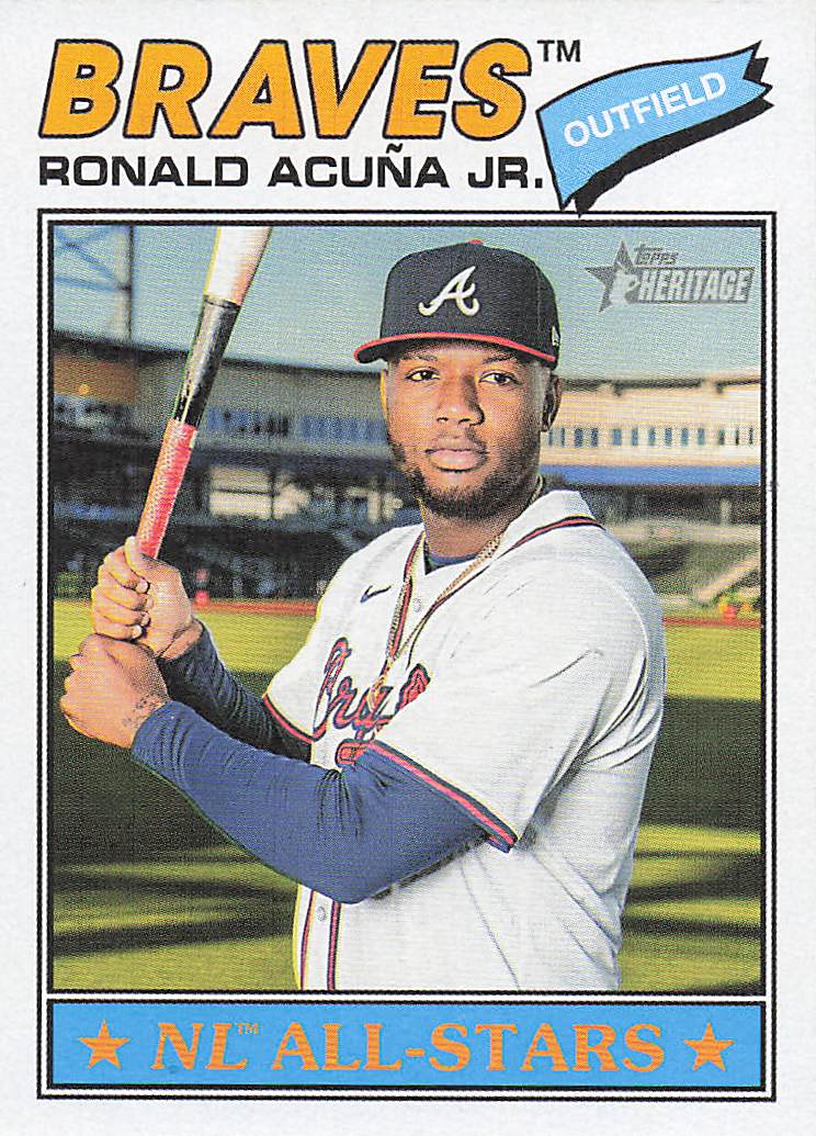 2026 Topps Heritage Baseball Ronald Acuña Jr. #55