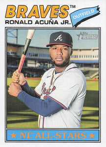 2026 Topps Heritage Baseball Ronald Acuña Jr. #55