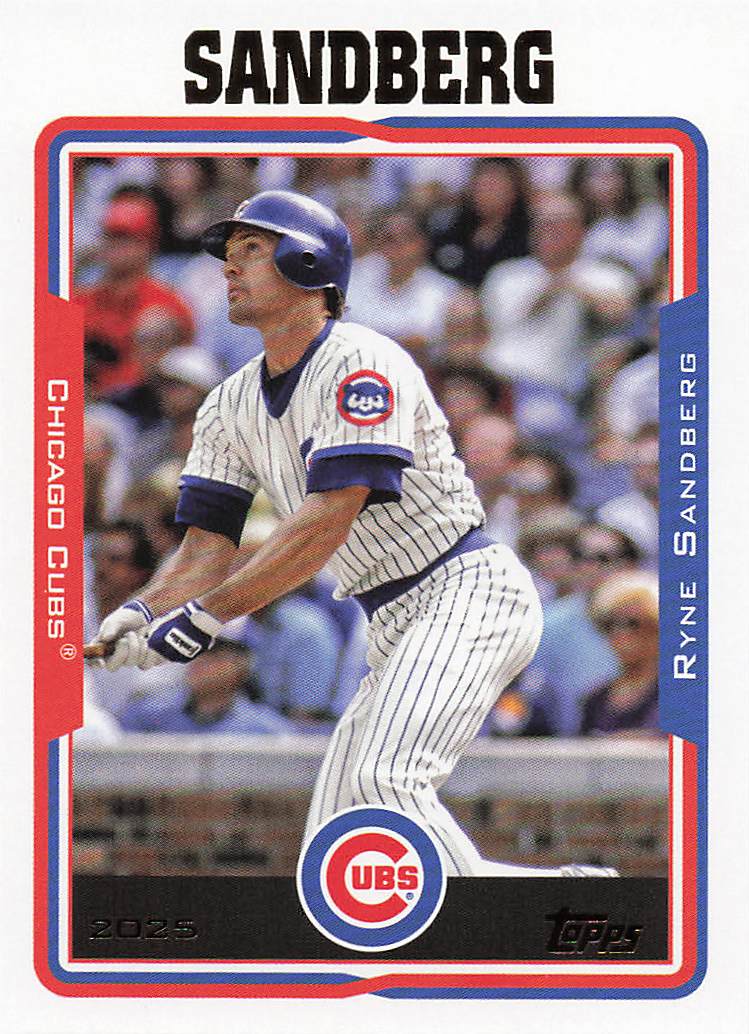 2025 Topps Archives Baseball Ryne Sandberg #299