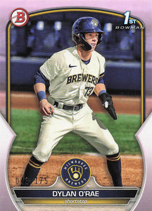 2023 Bowman Baseball Prospects Pink 043/175 Dylan O'Rae #BP-143