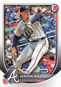 2025 Bowman Baseball Hurston Waldrep #61 Rookie