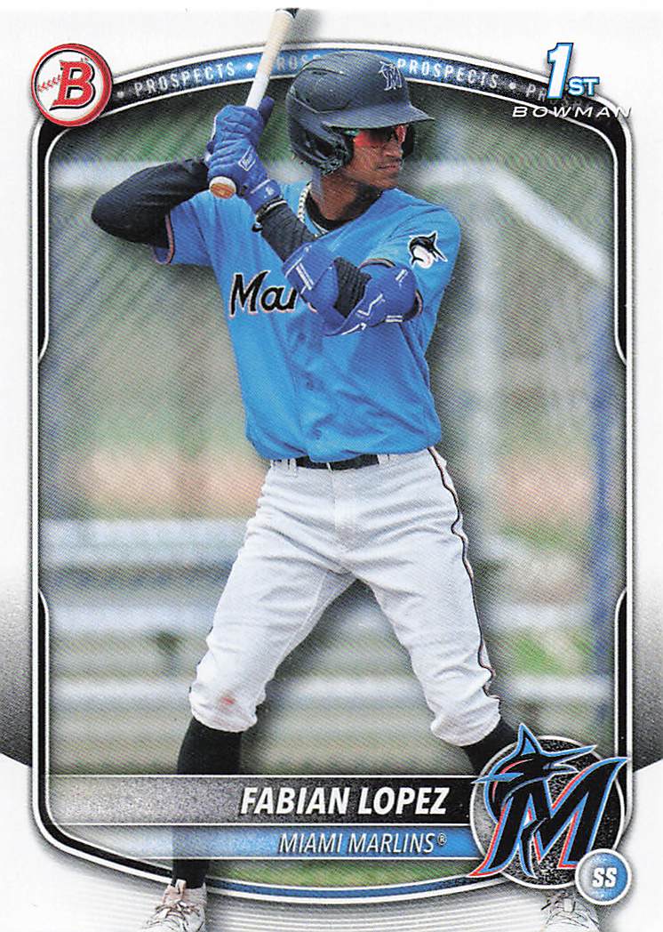 2025 Bowman Baseball Prospects Fabian Lopez #BP-19