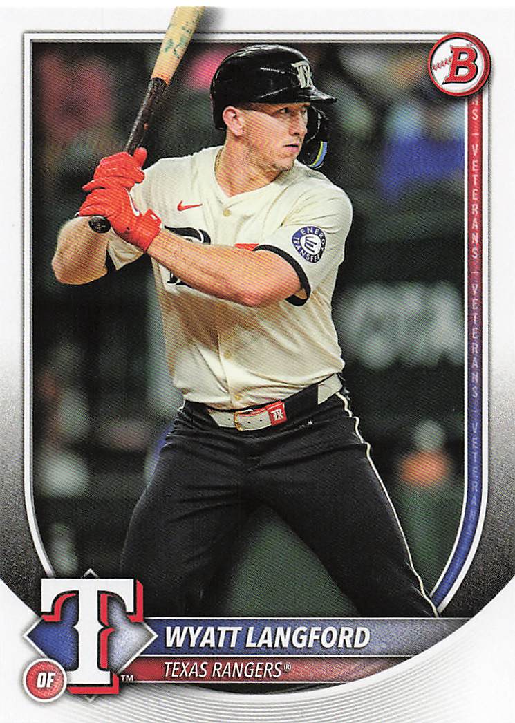 2025 Bowman Baseball Wyatt Langford #33